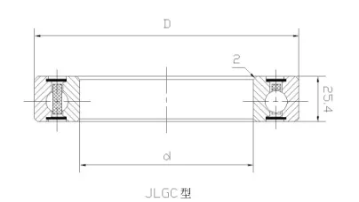 JLGC深溝球密封等截面薄壁軸承